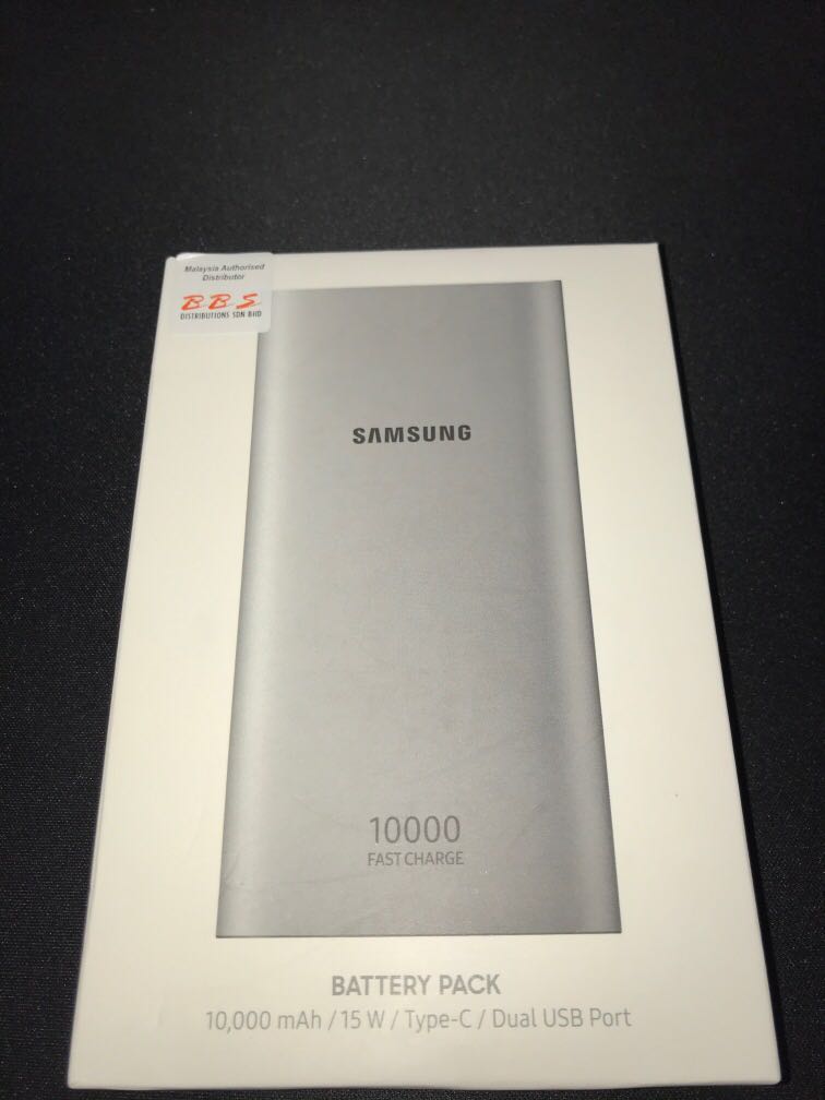 Samsung battery pack, power bank 10000 mAh, fast charging, Computers