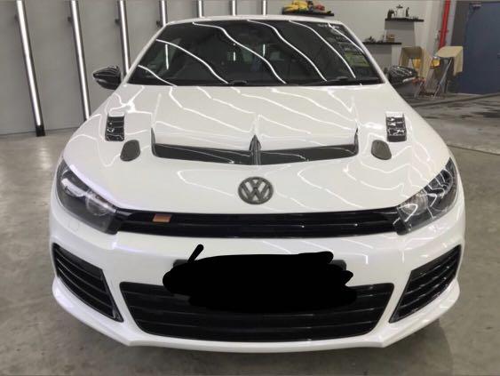 Scirocco Custom Cf Bonnet Car Accessories Accessories on Carousell