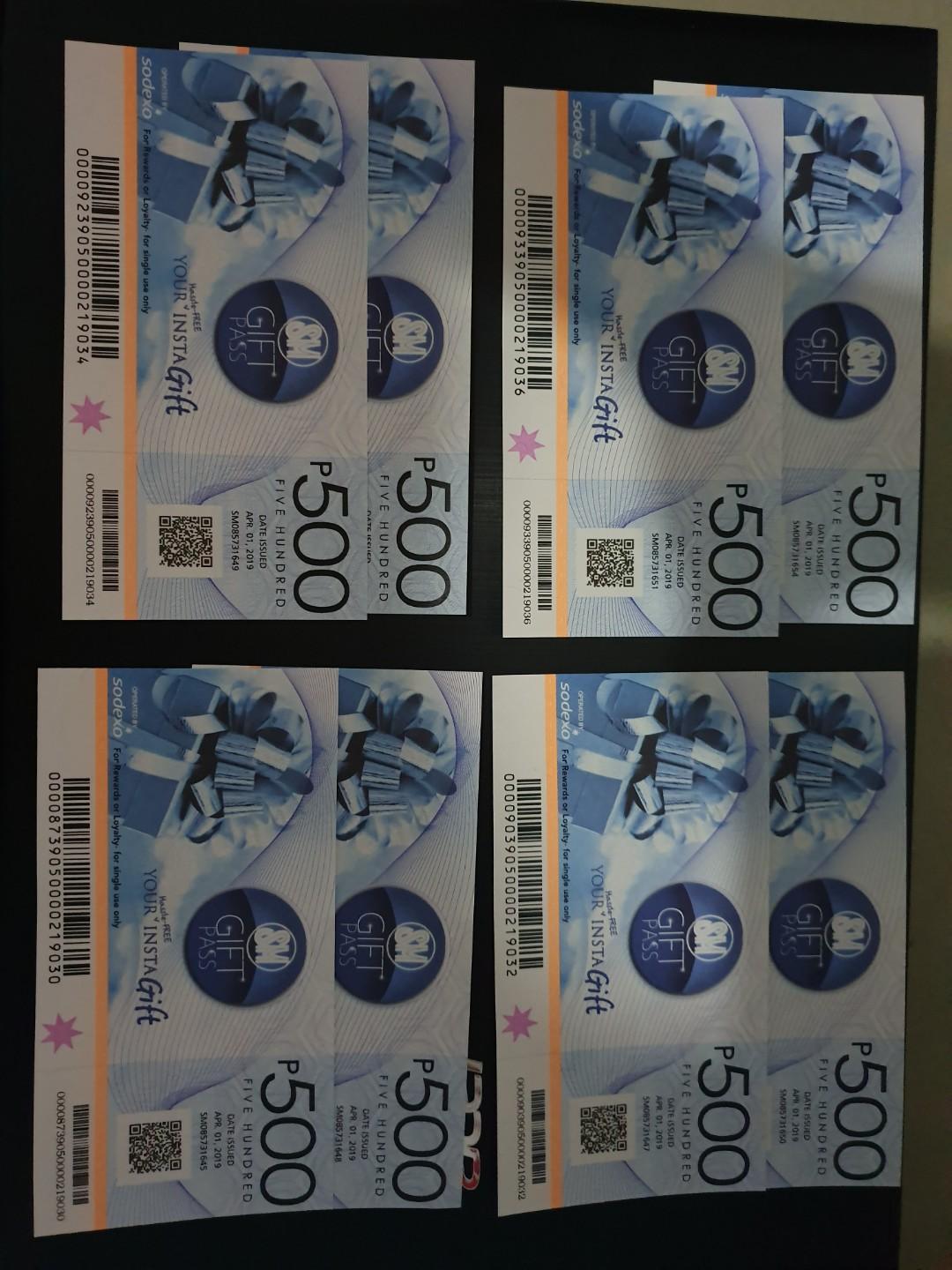 Sodexo Gift Certificate (4 000 pesos) Hobbies Toys Memorabilia