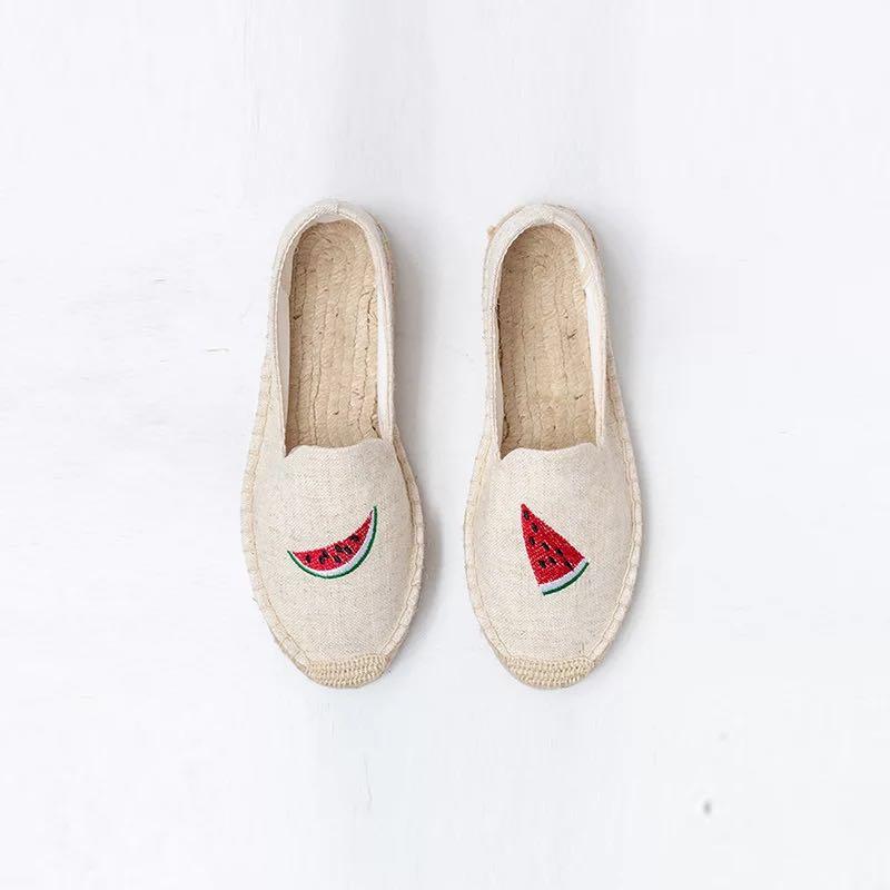 Soludos Inspired Watermelon Espadrilles 