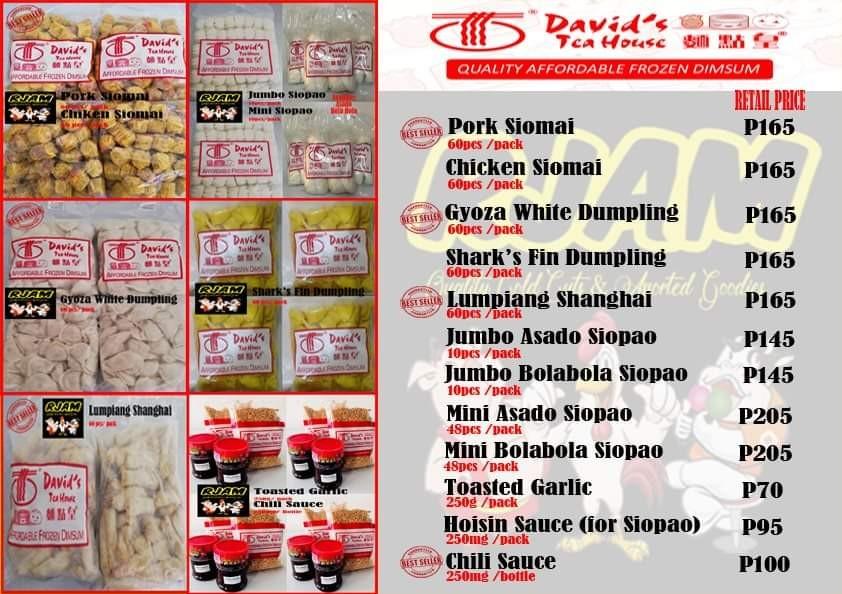 SUPER AFFORDABLE DAVID'S TEA HOUSE DIMSUM PRODUCTS, Food ...