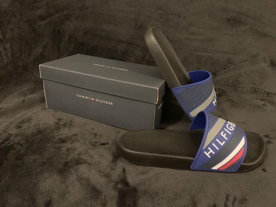 tommy hilfiger slide on shoes