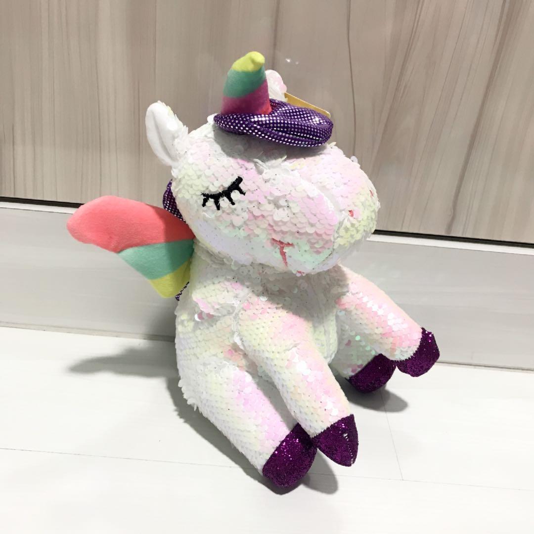 sequin soft toy