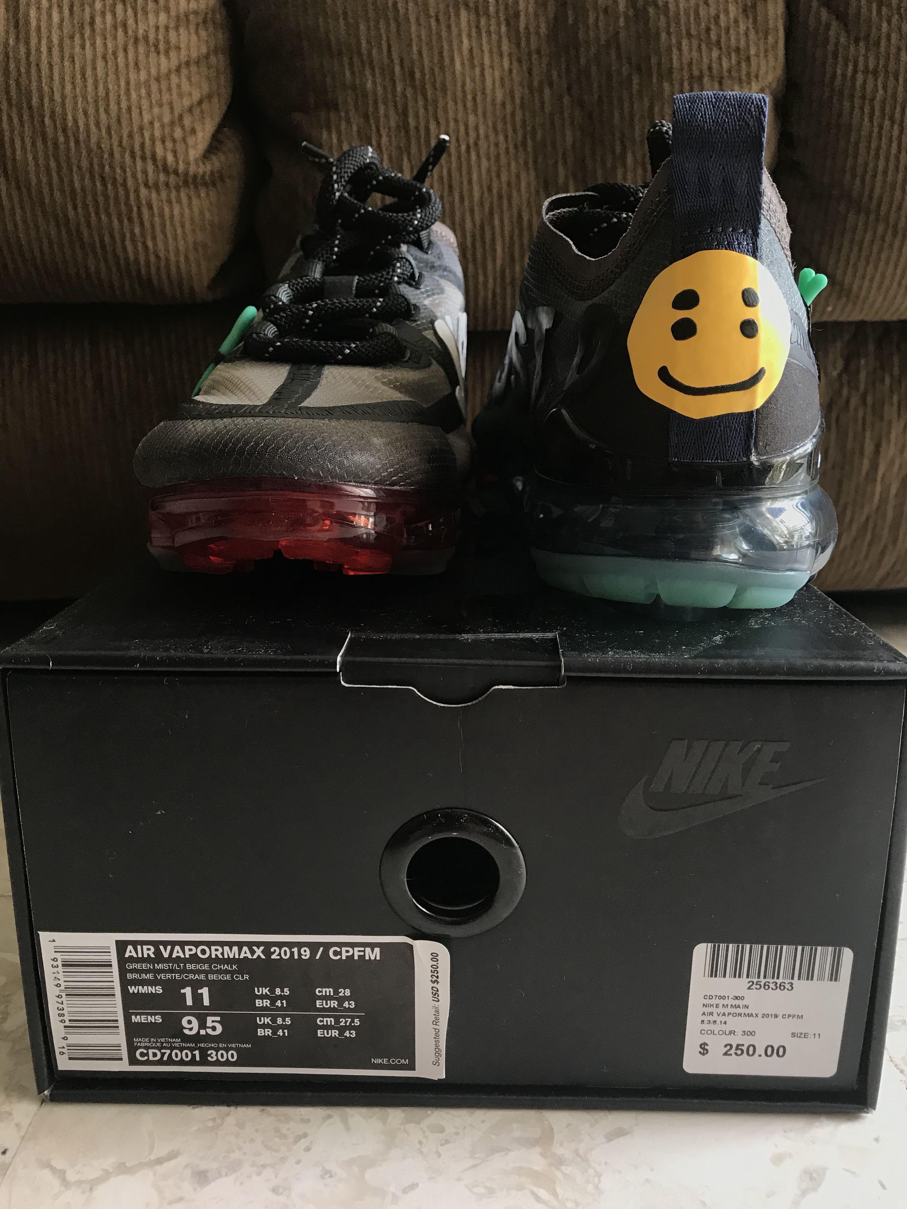 US 11W US 9.5M Nike Air VaporMax 2019 Cactus Plant Flea Market W