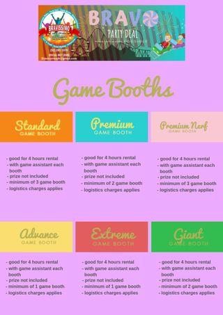 AFFORDABLE  GAMEBOOTHS FOR RENT