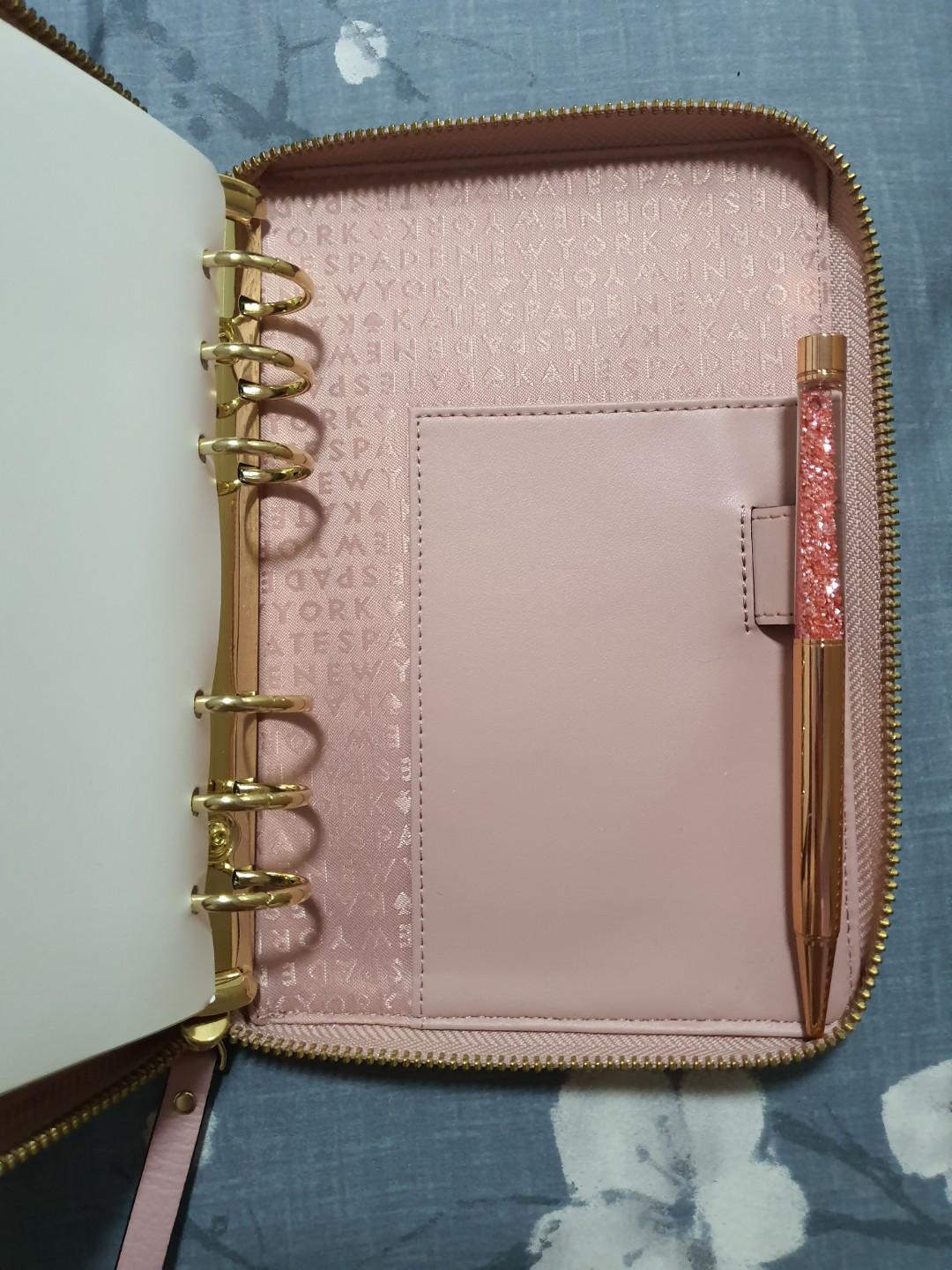*100 Authentic* Kate Spade Wellesley Personal Planner in Blush Pink
