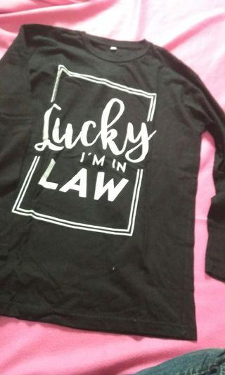 Lucky Im In Law T Shirt