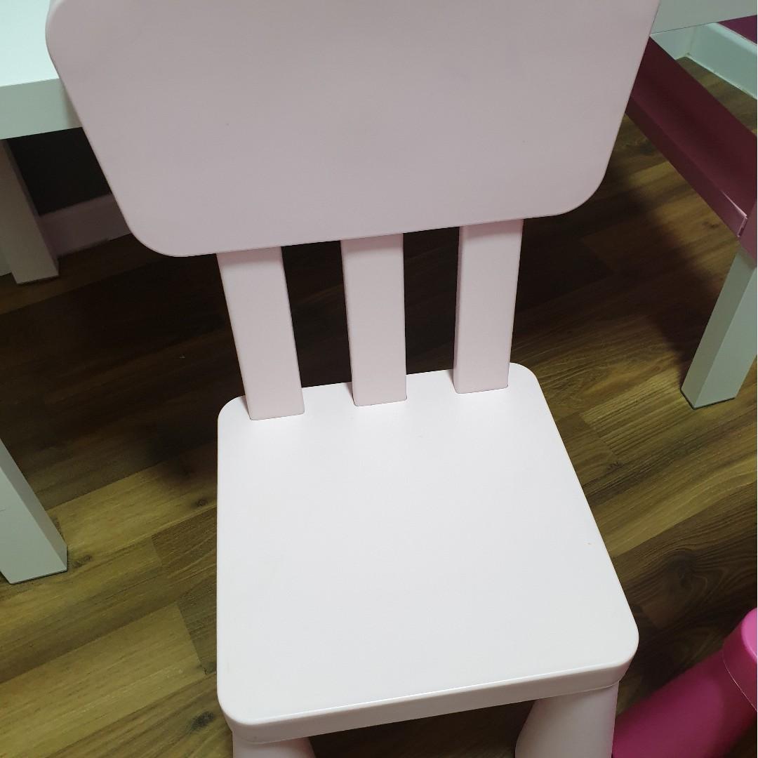 Ikea Children Desks Pahl Or Children Chairs Mammut On Carousell