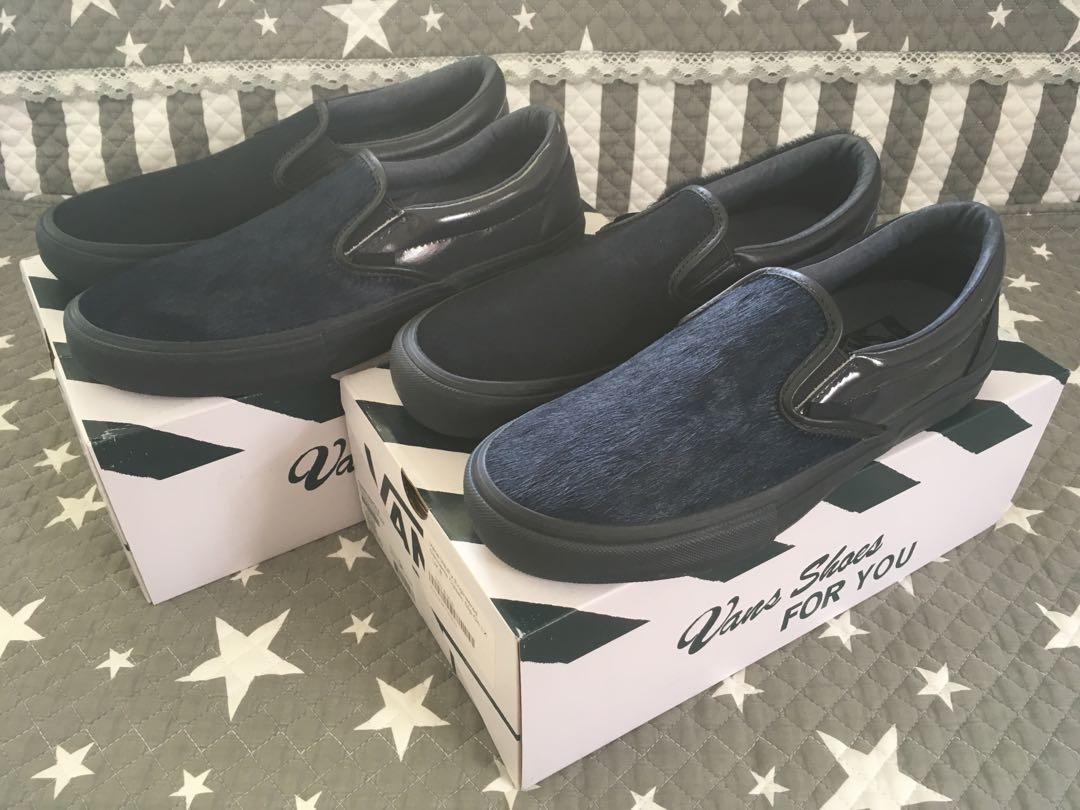 Vans X Engineered Garments Classic Slip On LX Navy Multi