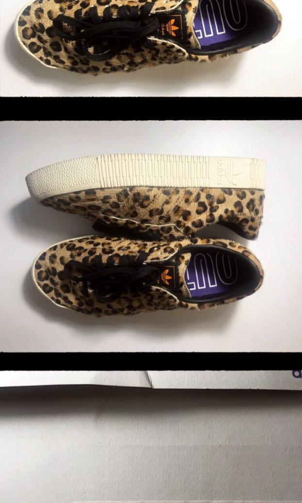 adidas sambarose leopard