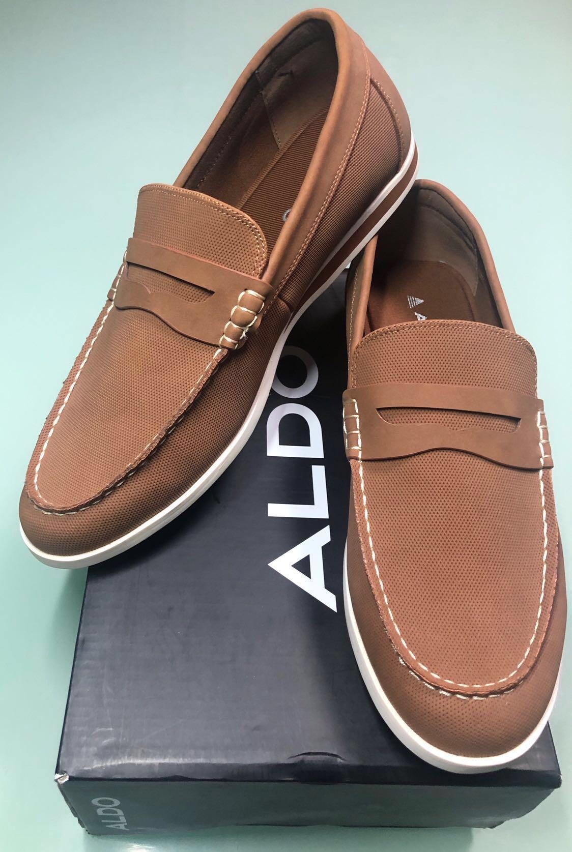 ALDO shoes Casual Brown Loafers, Men's 