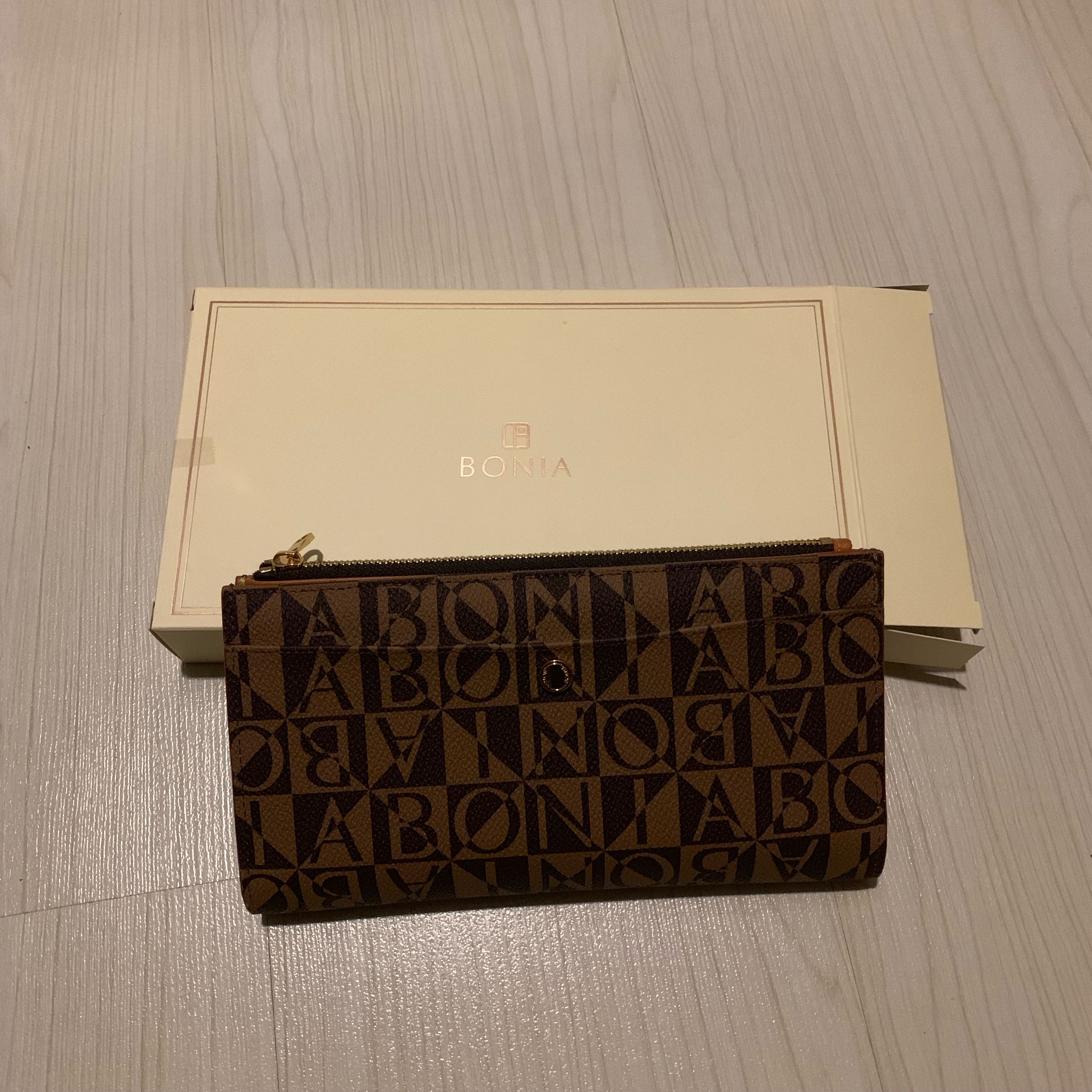 bonia monogram wallet