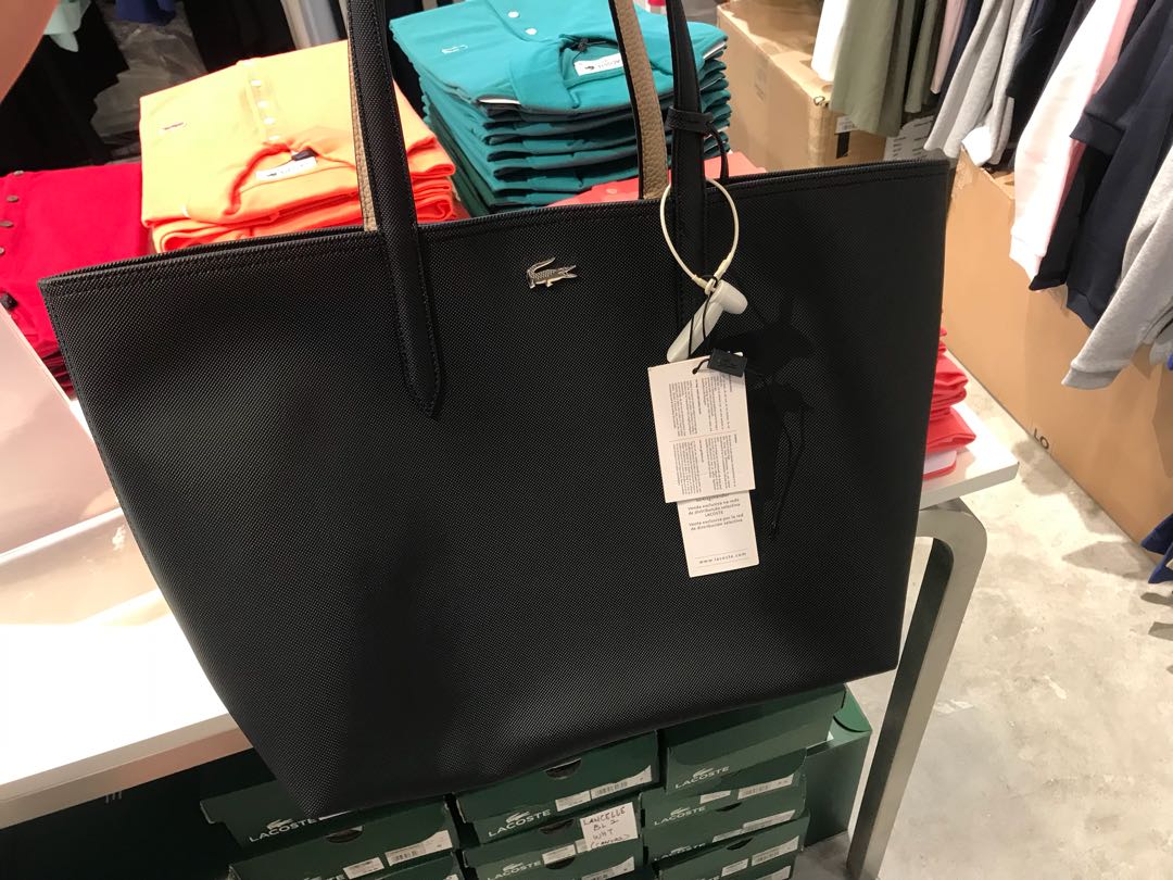 Lacoste Women's Anna Reversible Coated Canvas Tote Bag, Women's Fashion,  Bags & Wallets, Tote Bags on Carousell