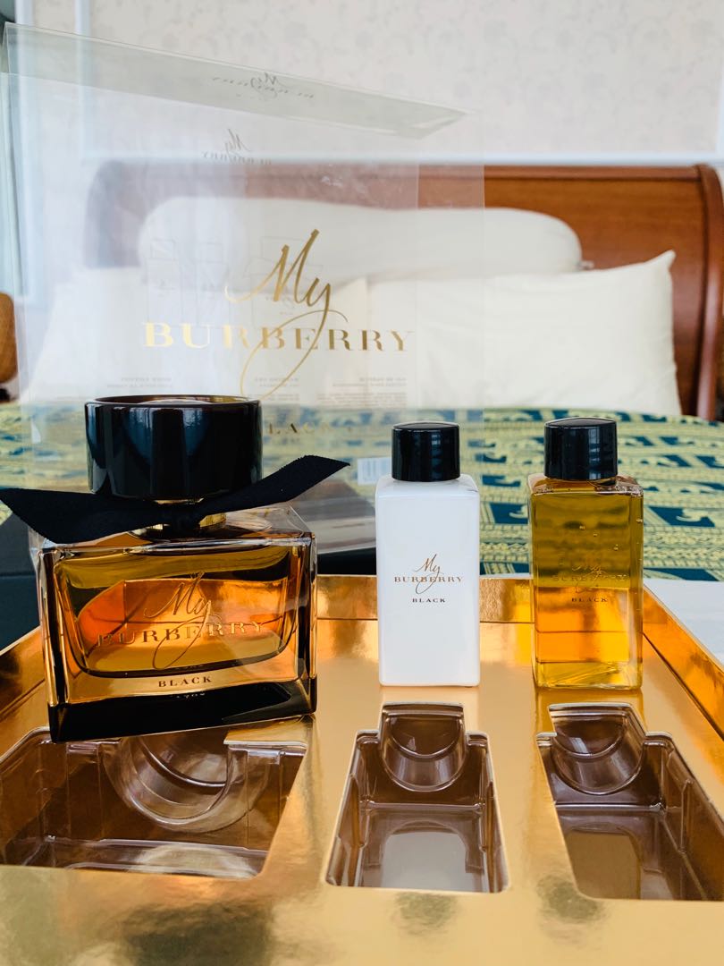 my burberry black set