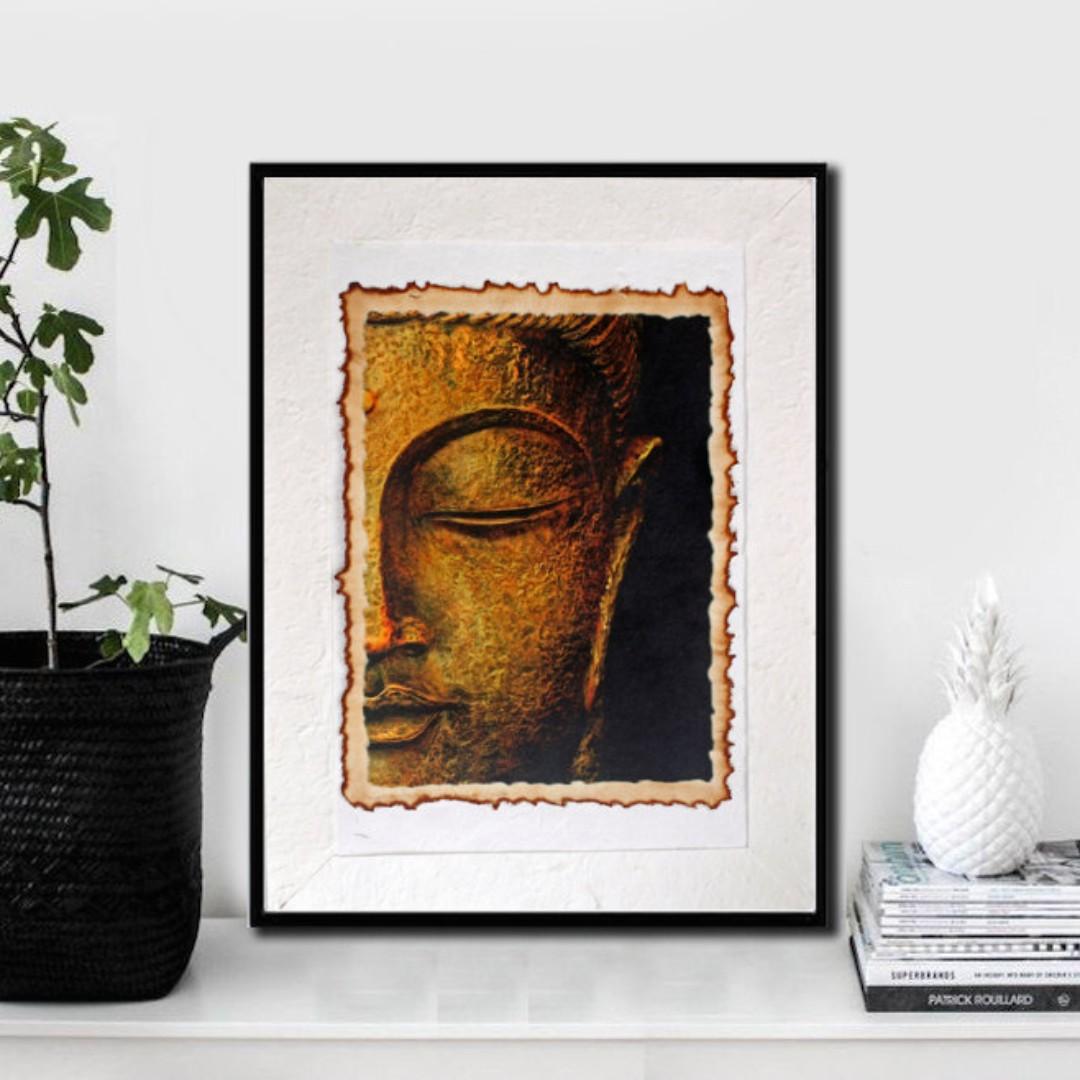 Buddha Paintings Wall Decor Framed Art Furniture Home Decor Others On Carousell