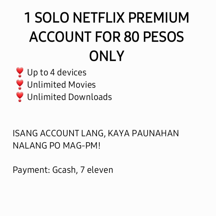 Cheap Netflix Premium Account, Hobbies & Toys, Music & Media, Music