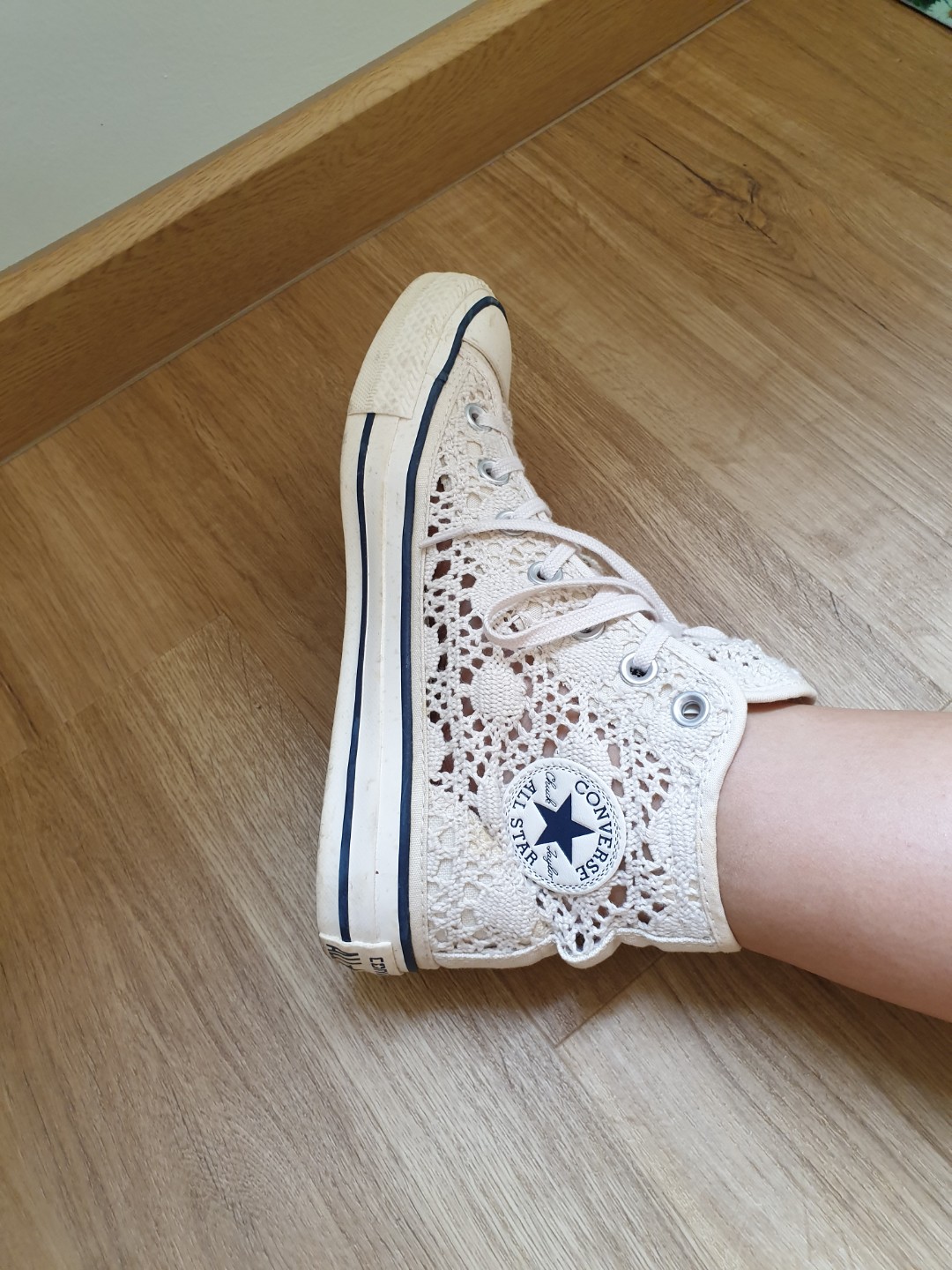 Chuck taylor all star crochet high top best sale