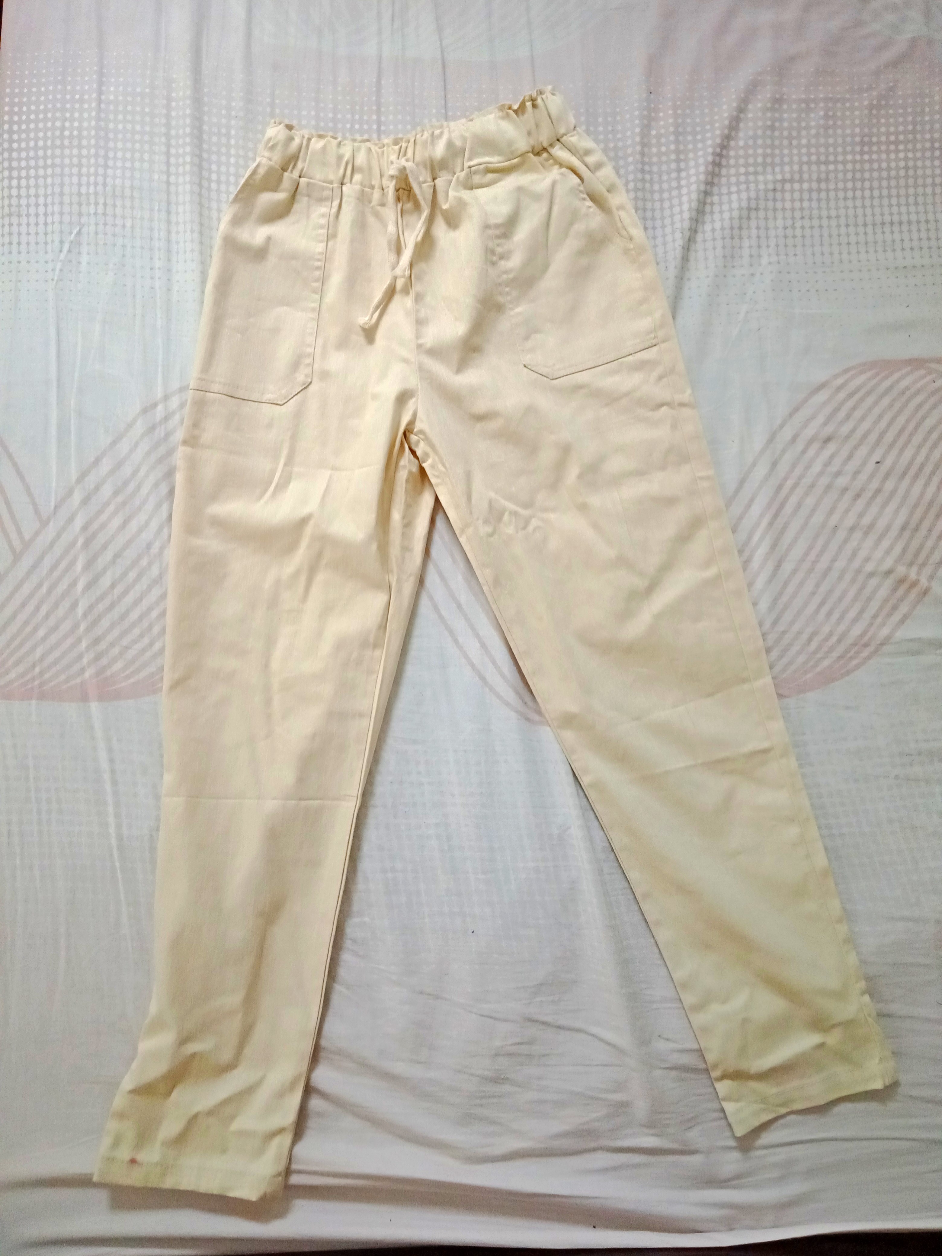 cream colored jeans