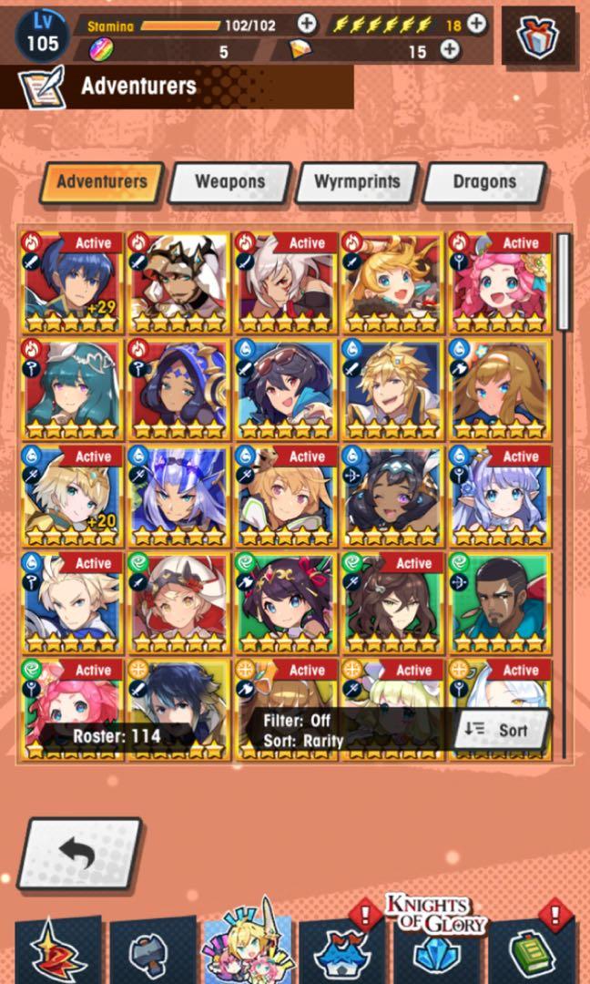 Dragalia Lost Account End Game On Carousell - selling high end 2016 or newer roblox account