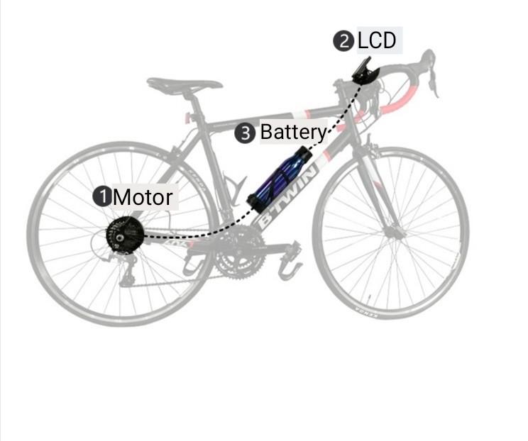 bicycle with battery assist