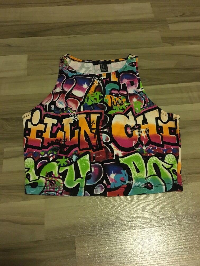 Forever 21 Crop Top Women S Fashion Clothes Tops On Carousell