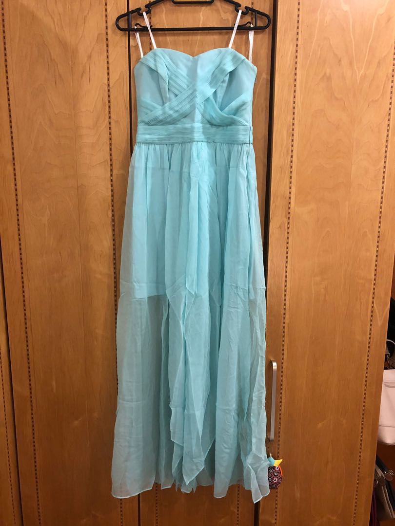 satin spice bridesmaid dress Kennedy Blue Meg Luxe Satin Bridesmaid Dress