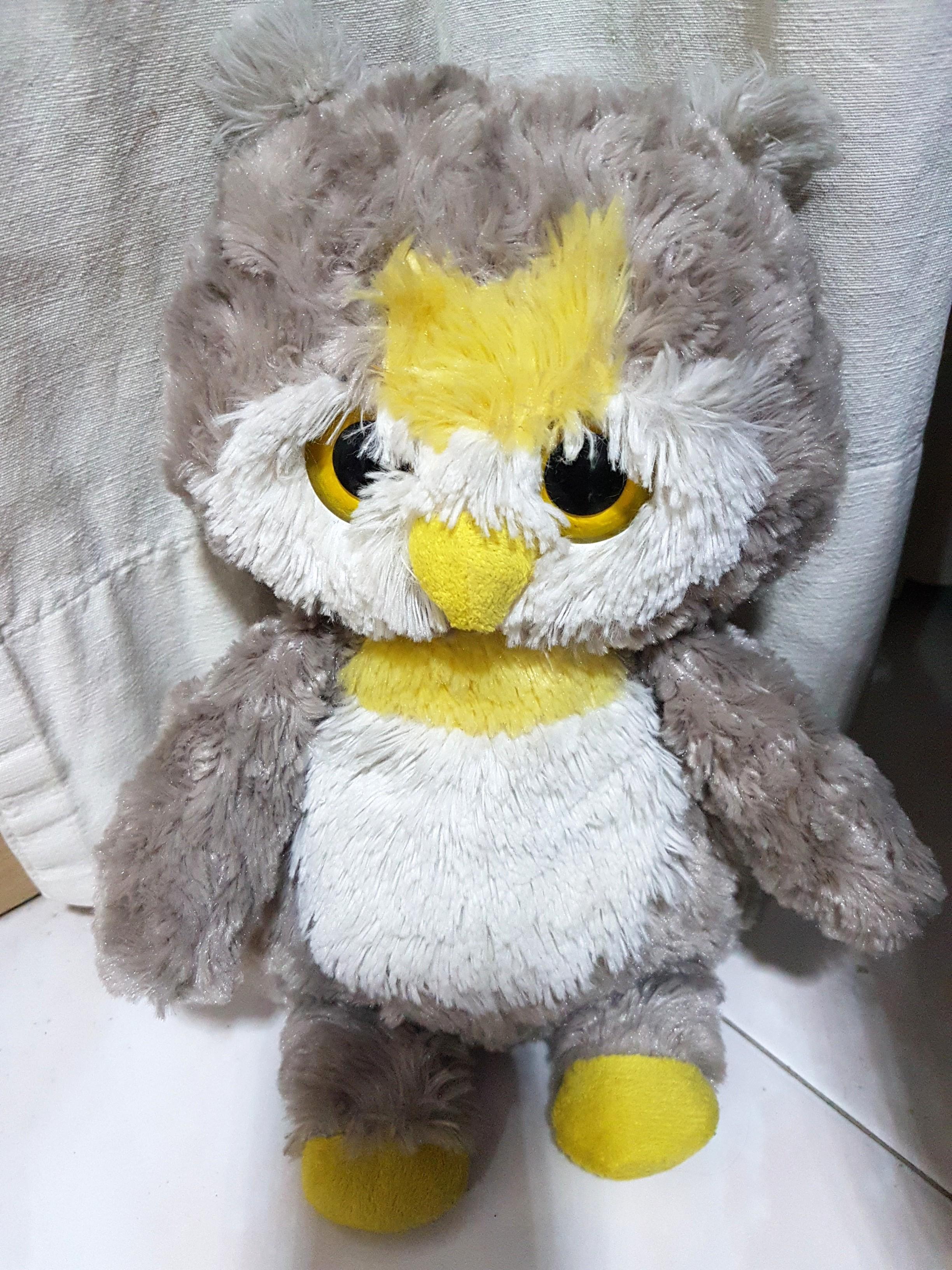 furry owl toy