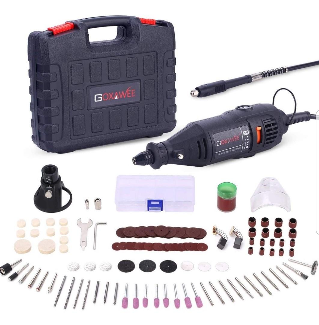 Goxawee Rotary Tool Kit 130w Multi Purpose Electric Die Grinder