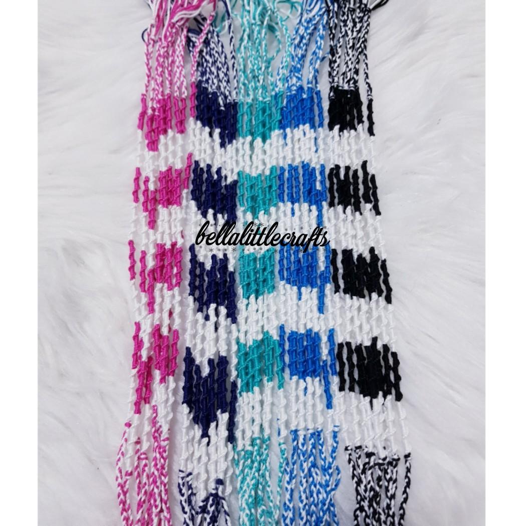 Chevron friendship bracelet outlet 2 colors