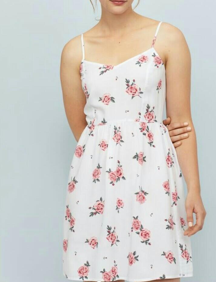 h&m knee length dress