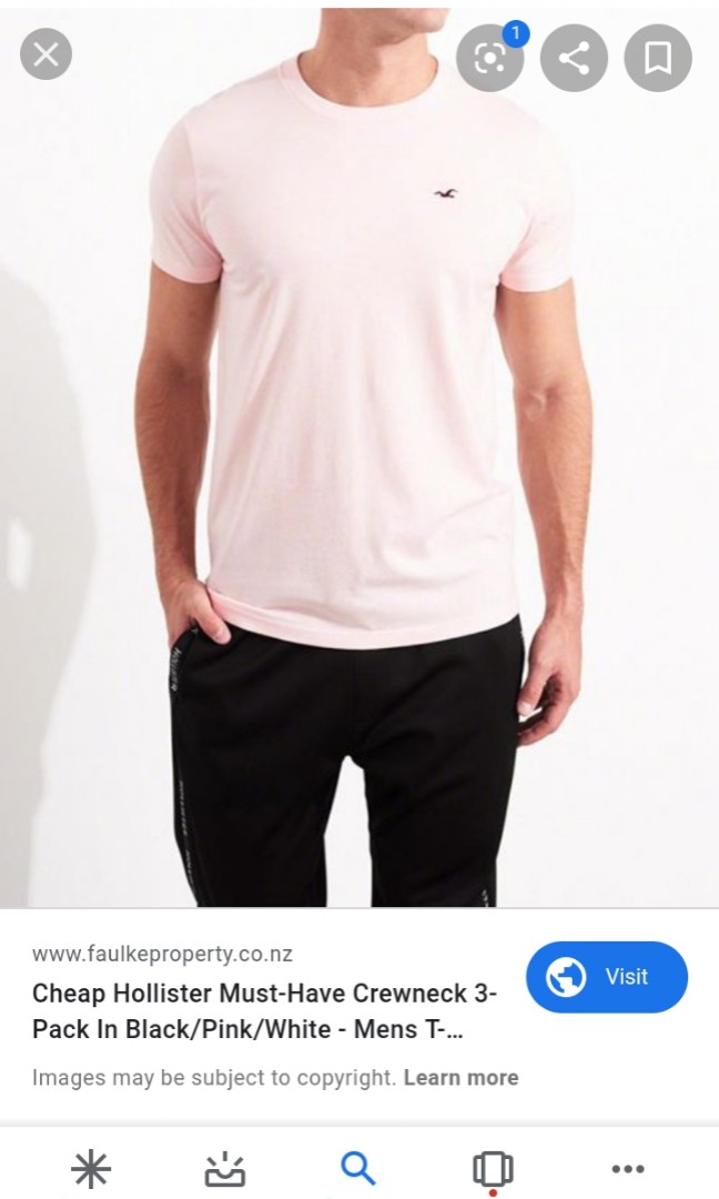 hollister must have collection crew neck tee
