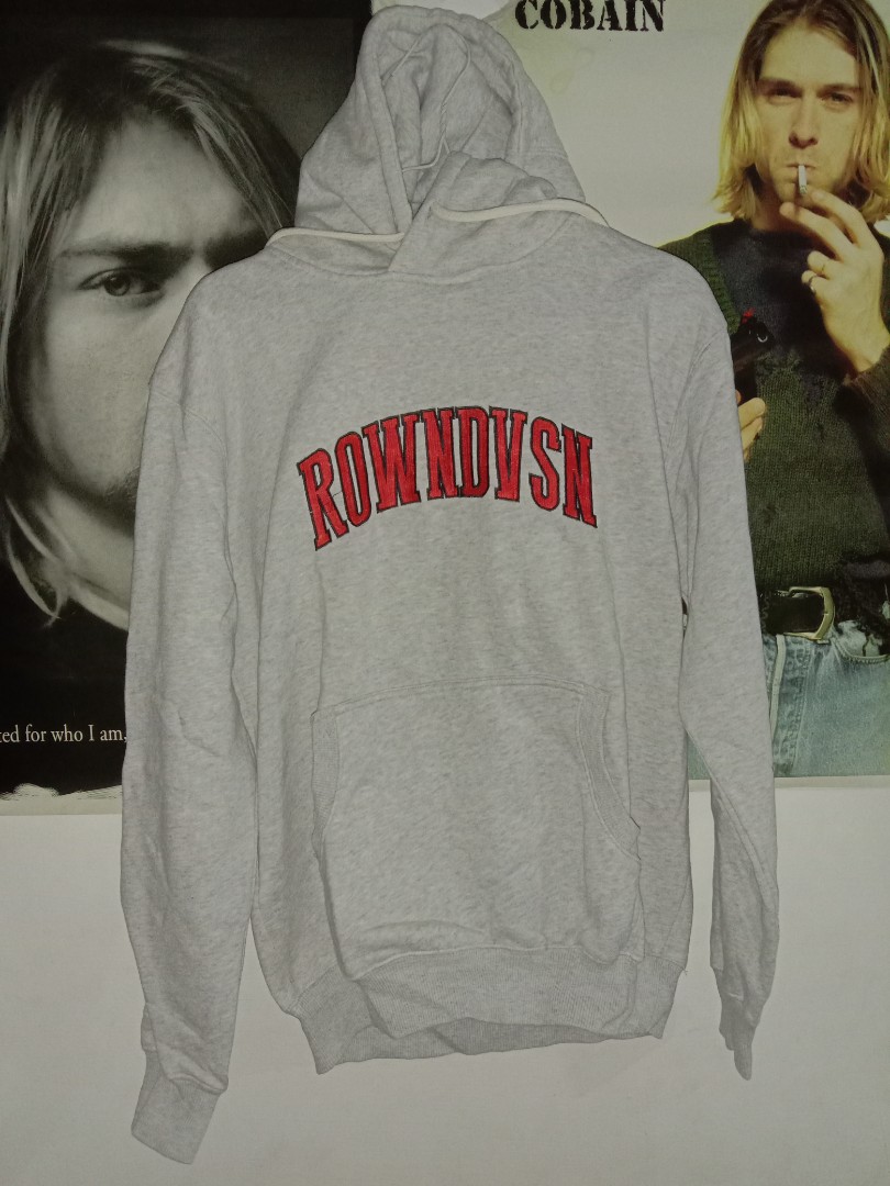 Hoodie Rown Division, Fesyen Pria, Pakaian , Baju Luaran di Carousell