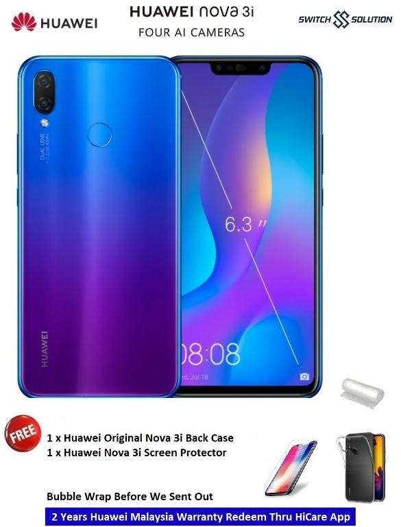 Huawei Nova 3i 128gb 4gb Ram My Set Jualan Mobile Phones Tablets Android Phones Others On Carousell