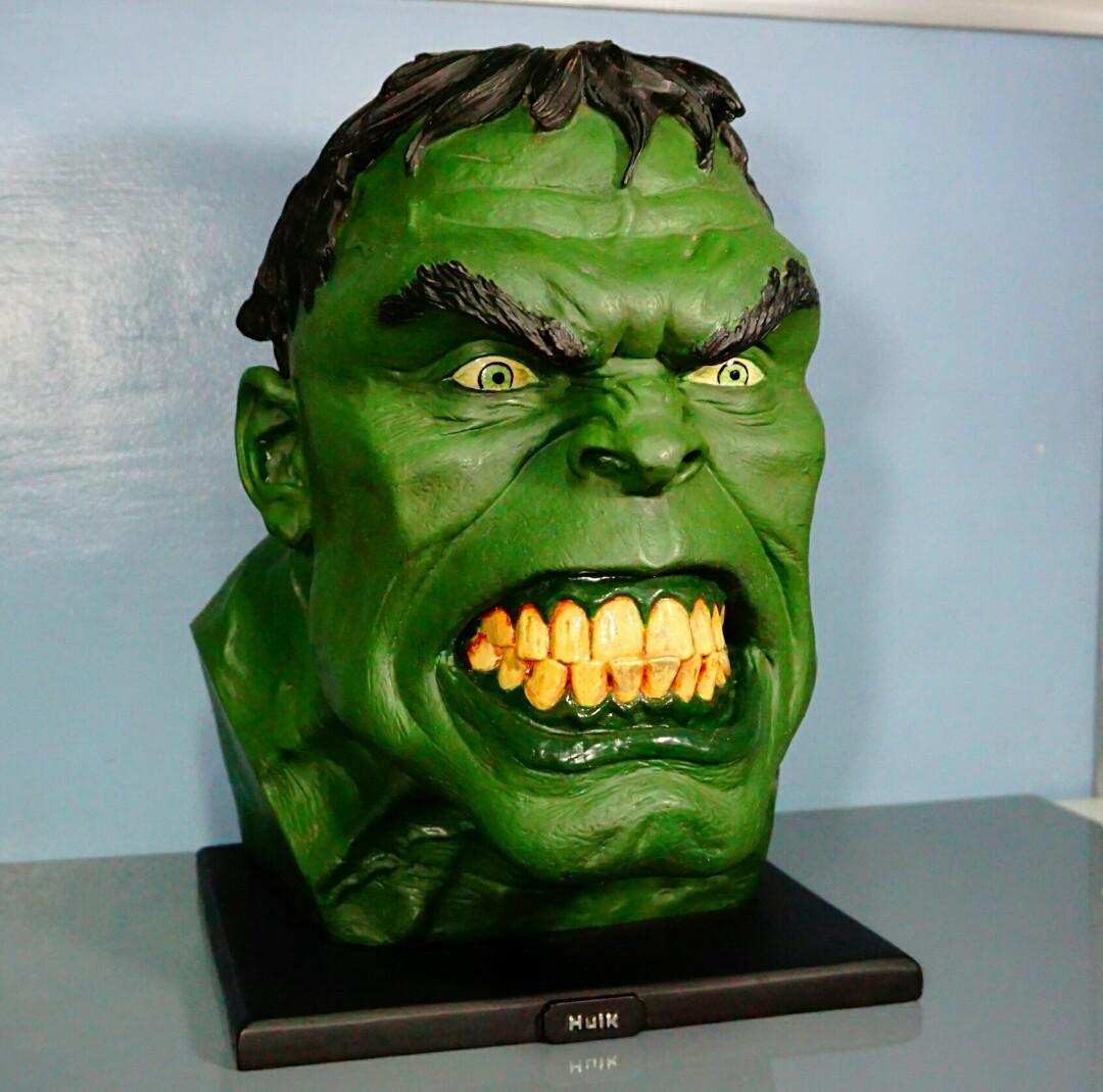 hulk bust by alex ross hobbies toys toys games on carousell