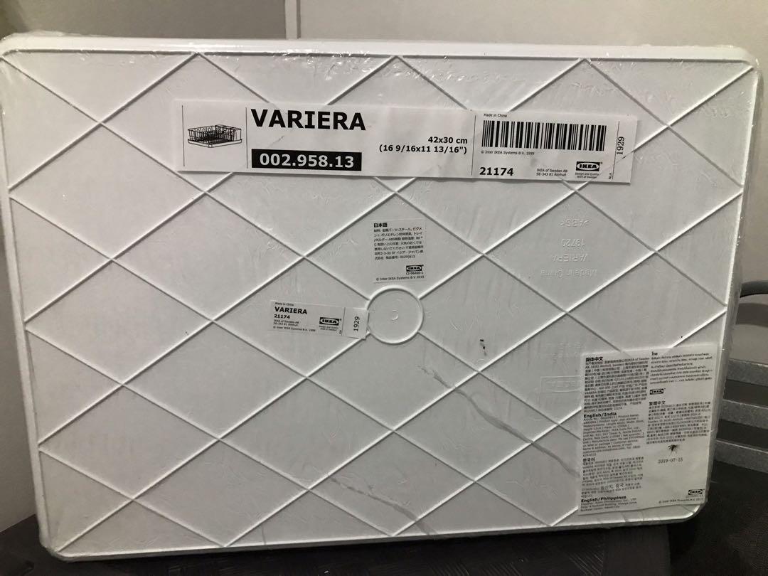 VARIERA Dish drainer, white, 42x30 cm - IKEA