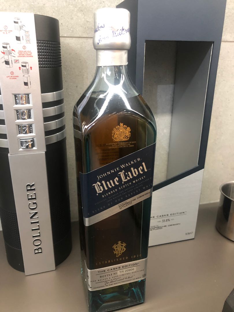 Johnnie Walker Blue Label Porsche Design The Casks Edition - Johnnie walker blue label cask edition