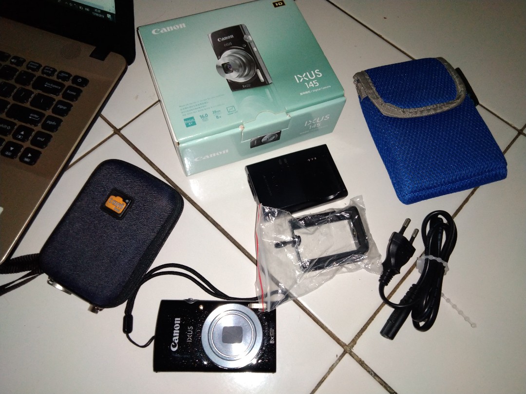 jual kamera canon ixus 145 kondisi 95 good