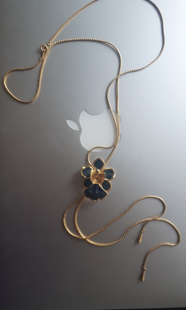 Kalung Orchid Singapore Gold Plated 22 K Fesyen Wanita Perhiasan Di Carousell