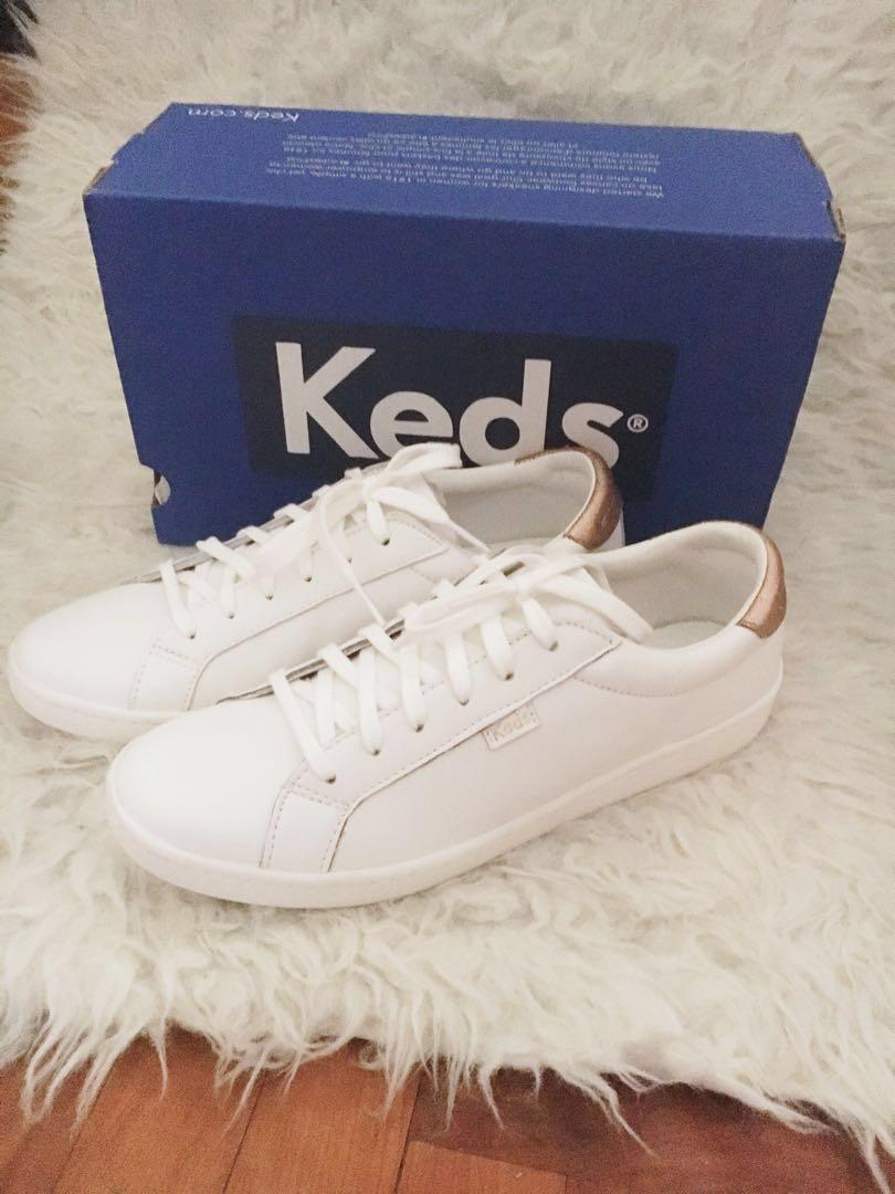 Keds Ace Leather Rose Gold Sizes 8 and 7.5 New Women s Fashion Footwear Sneakers on Carousell
