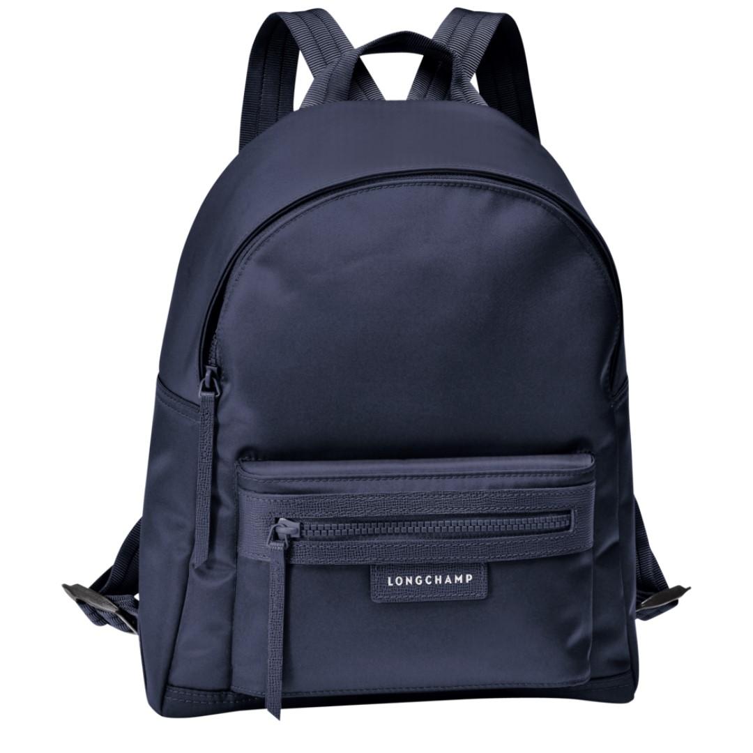 Le Pliage Neo Backpack S in Navy Color Women s Fashion Bags Wallets Backpacks on Carousell