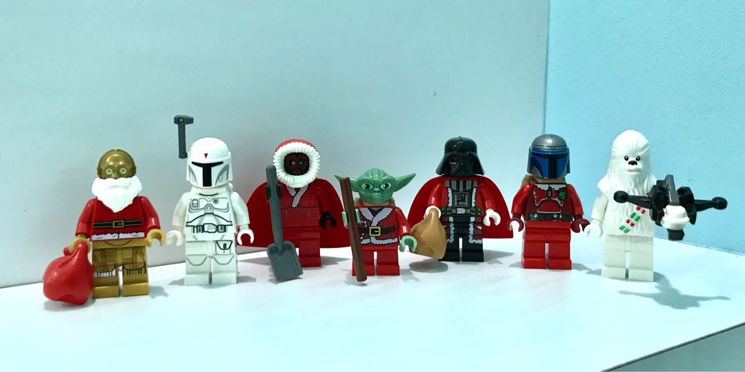 Lego Exclusive Star Wars Christmas Minifigures Hobbies Toys