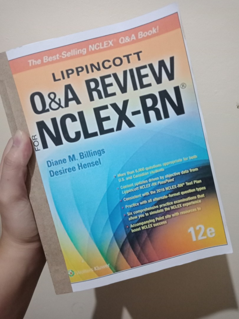 Lippincott Q A Review For Nclex Rn Books Books On Carousell