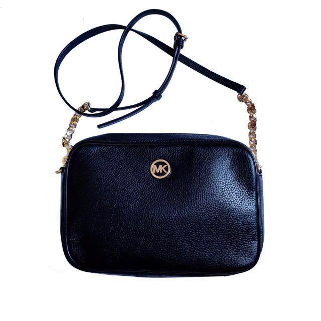 michael kors fulton crossbody blue
