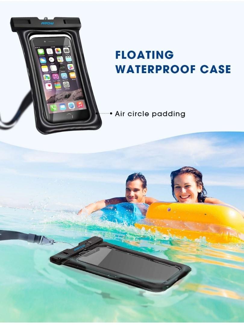 Mpow waterproof phone pouch floating underwater dry bag compatible up to 6 sales