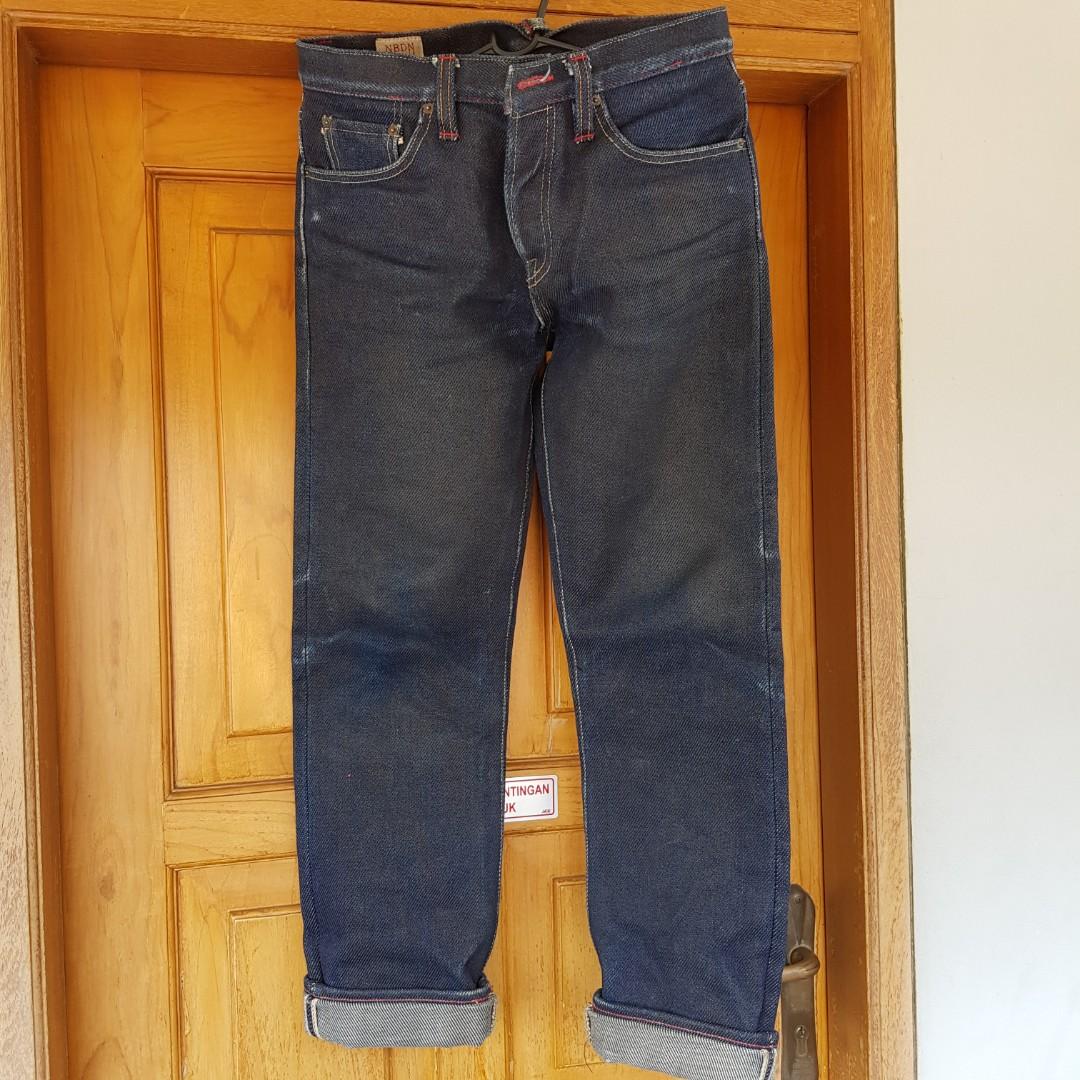 Nbdn Denim Lord Leviathan 32oz Size 33 Fesyen Pria Pakaian