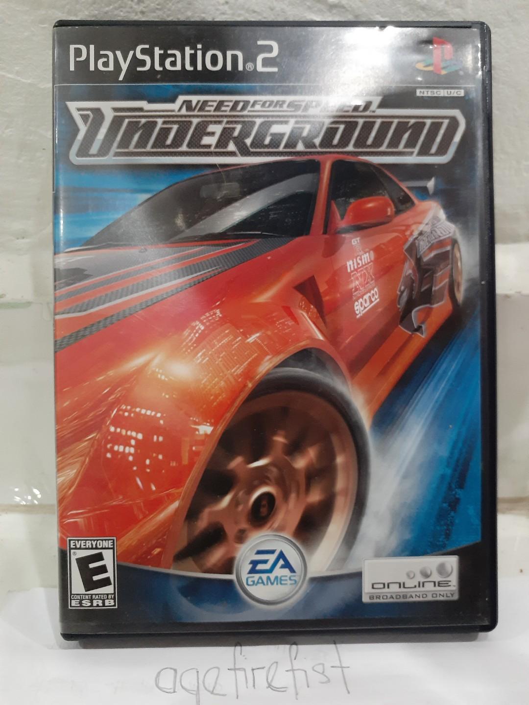 need for speed underground ps2