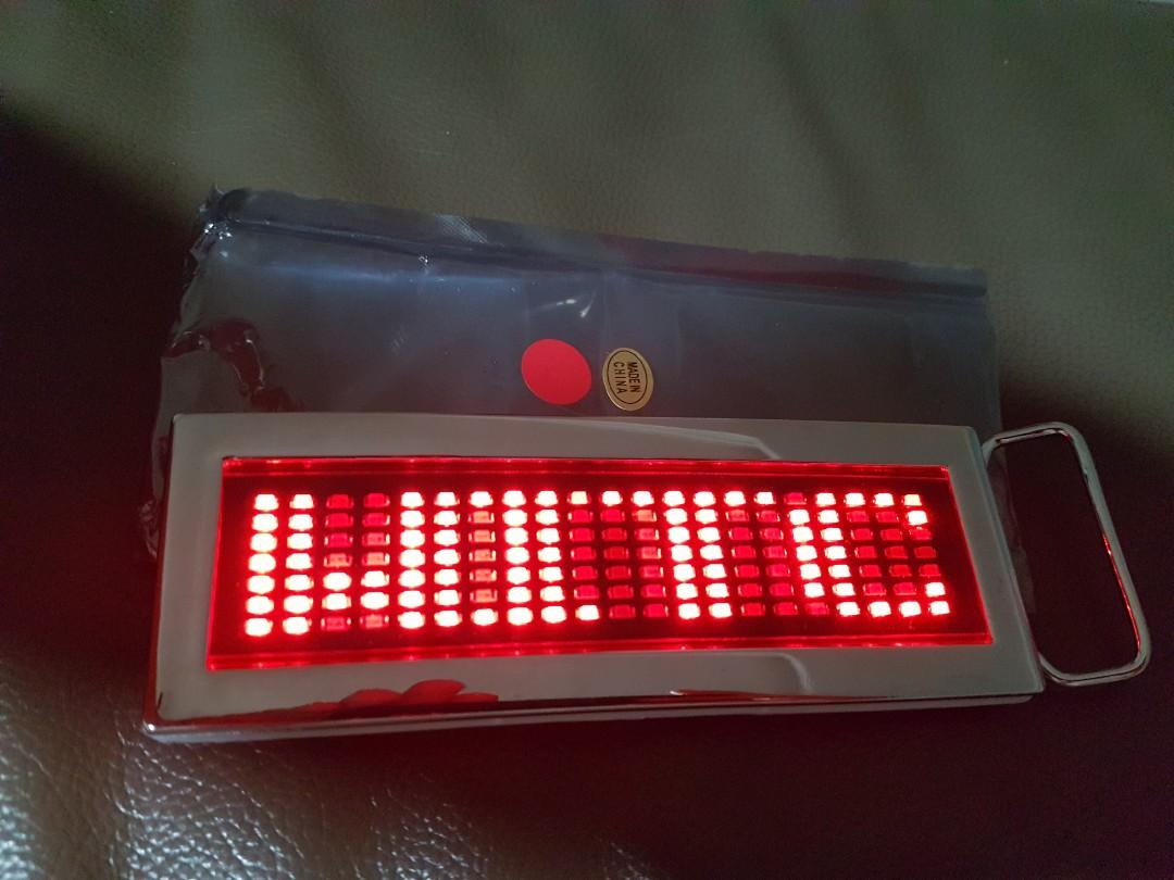 Electronic shop belt buckle