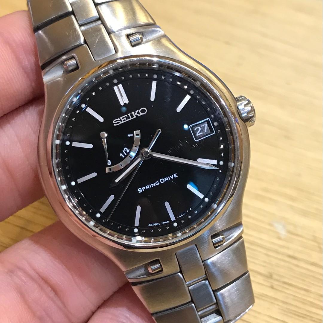 Seiko SBWA001 第一代Spring Drive, 名牌, 手錶- Carousell