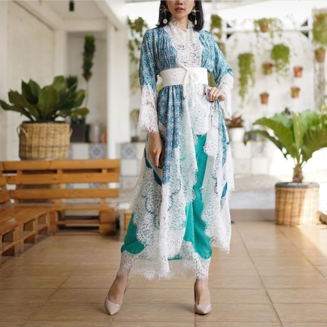 Kain Lipat Batik Kebaya Batik Lace Silk Viscose Modern Batik Dress(po),  Women's Fashion, Muslimah Fashion, Dresses On Carousell