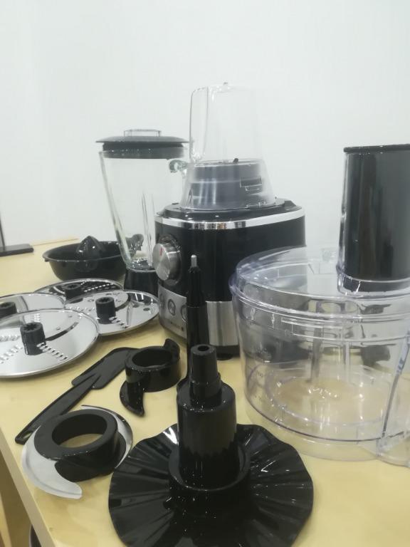 Smith & Nobel Stainless Steel Food Processor 1000W Blender Jug, TV